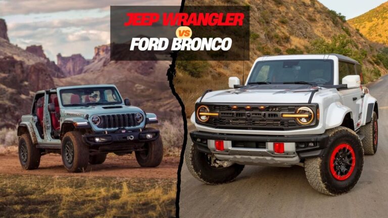 Jeep Wrangler vs Ford Bronco
