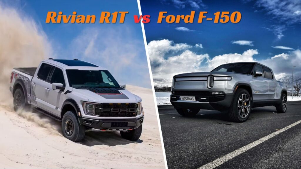 Rivian R1T vs Ford F-150 Lightning