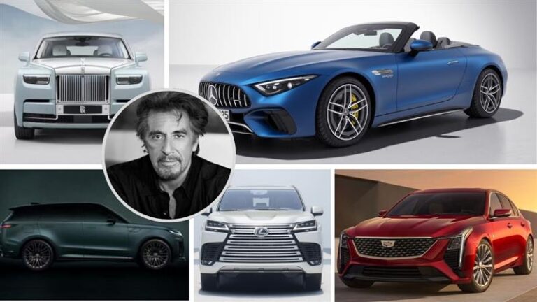 Al Pacino Car Collection with Luxury Sedans, SUVs, and Sports Cars