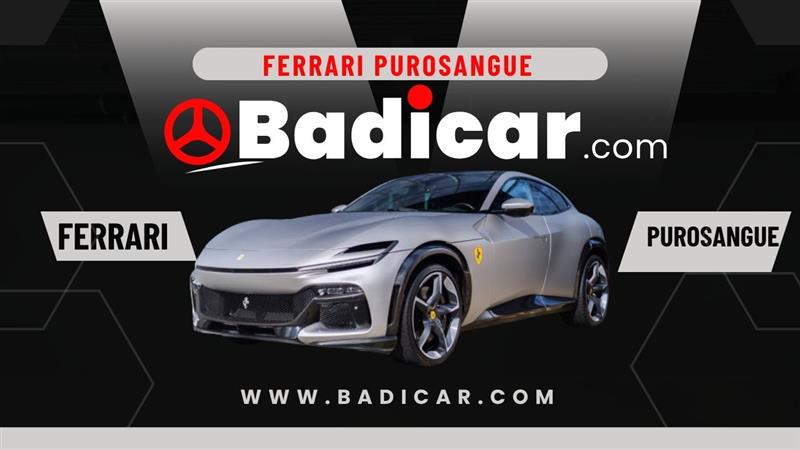 Ferrari Purosangue SUV with V12 engine and luxury design