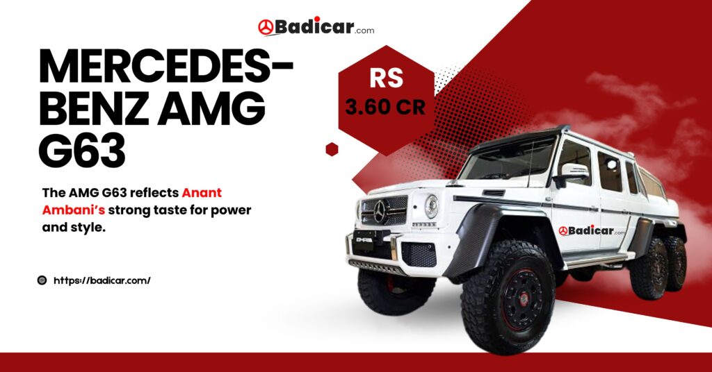 Mercedes-Benz AMG G63 luxury SUV with V8 engine and iconic design