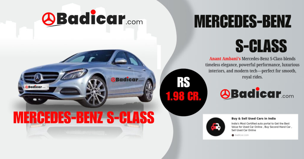 Mercedes-Benz S-Class premium luxury sedan with elegant design