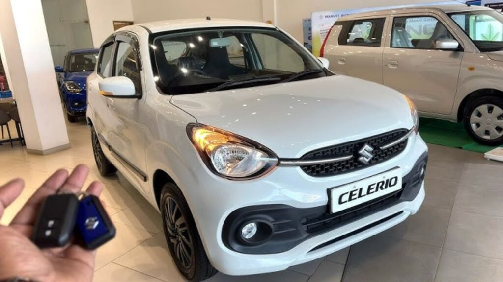 2025 Celerio ZXI Plus rear seats and boot space open view