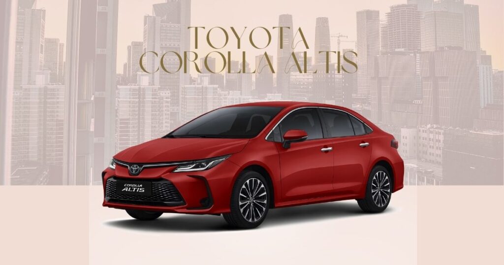 2025 Toyota Corolla Altis Ride Comfort for Long Journeys