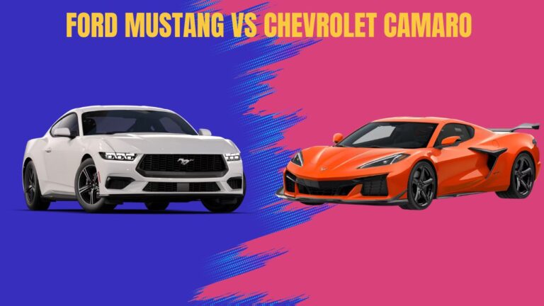 Ford Mustang vs Chevrolet Camaro 2025 comparison