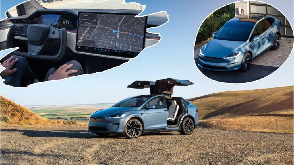 Tesla Model X with Falcon Wing Doors owned by Bill Gates