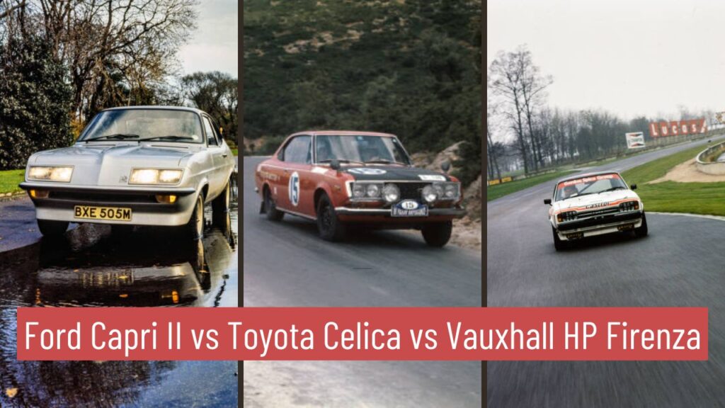 Ford Capri II vs Toyota Celica vs Vauxhall HP Firenza