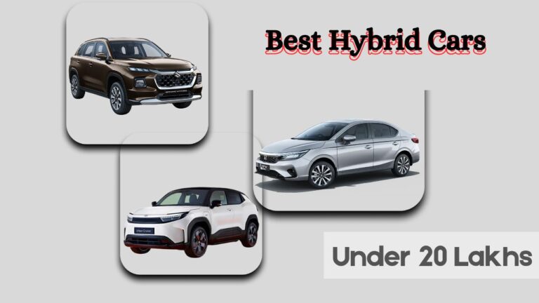 Best Hybrid Cars Under 20 Lakhs Stylish, Efficient & Affordable