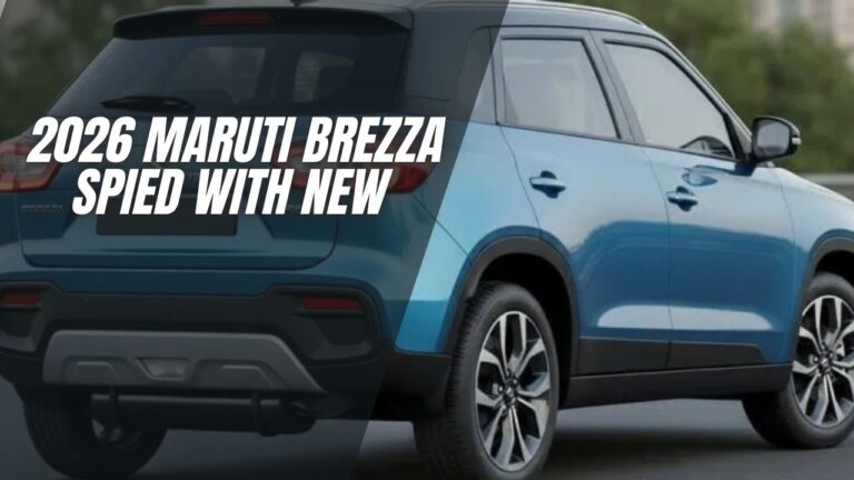 Maruti Brezza Spied