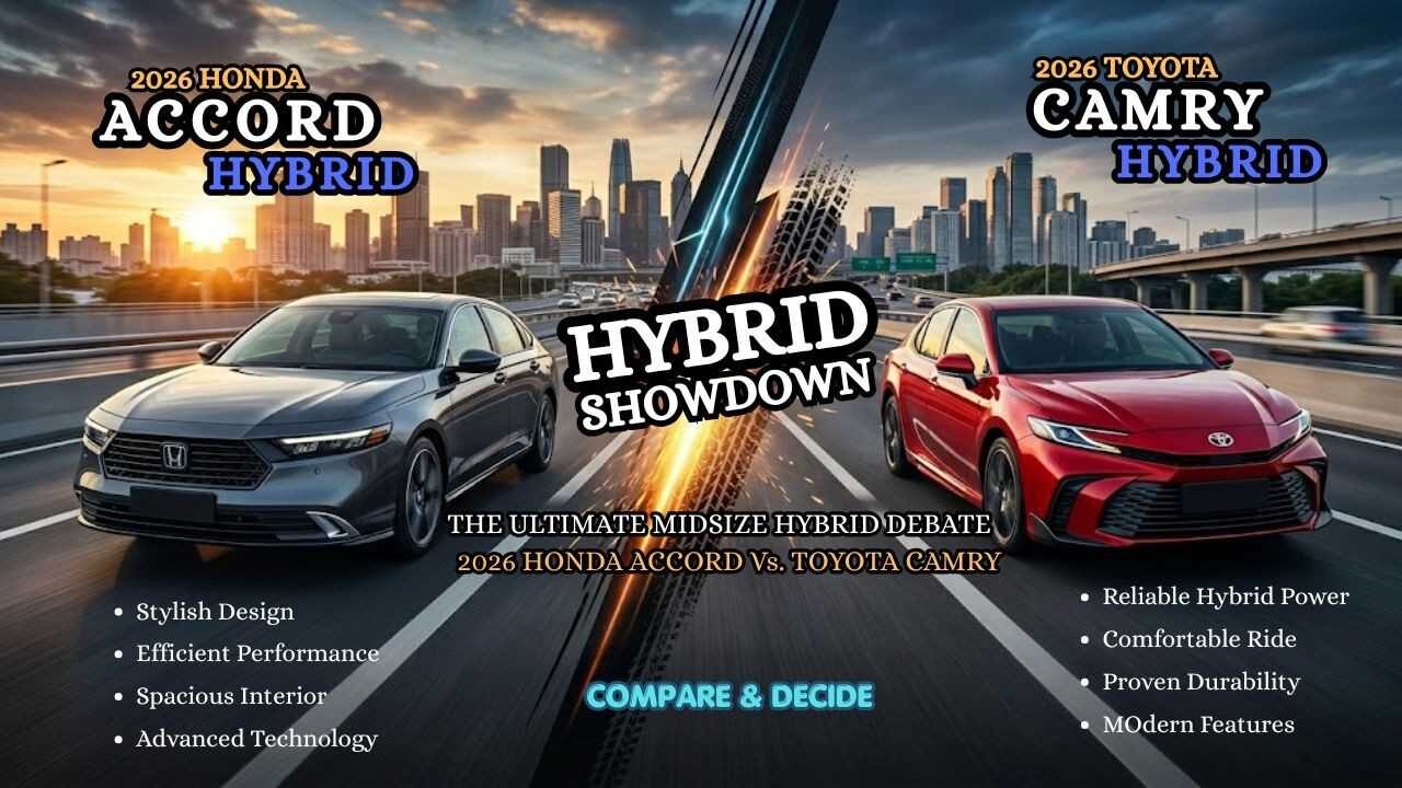 Honda Accord Vs. Toyota Camry