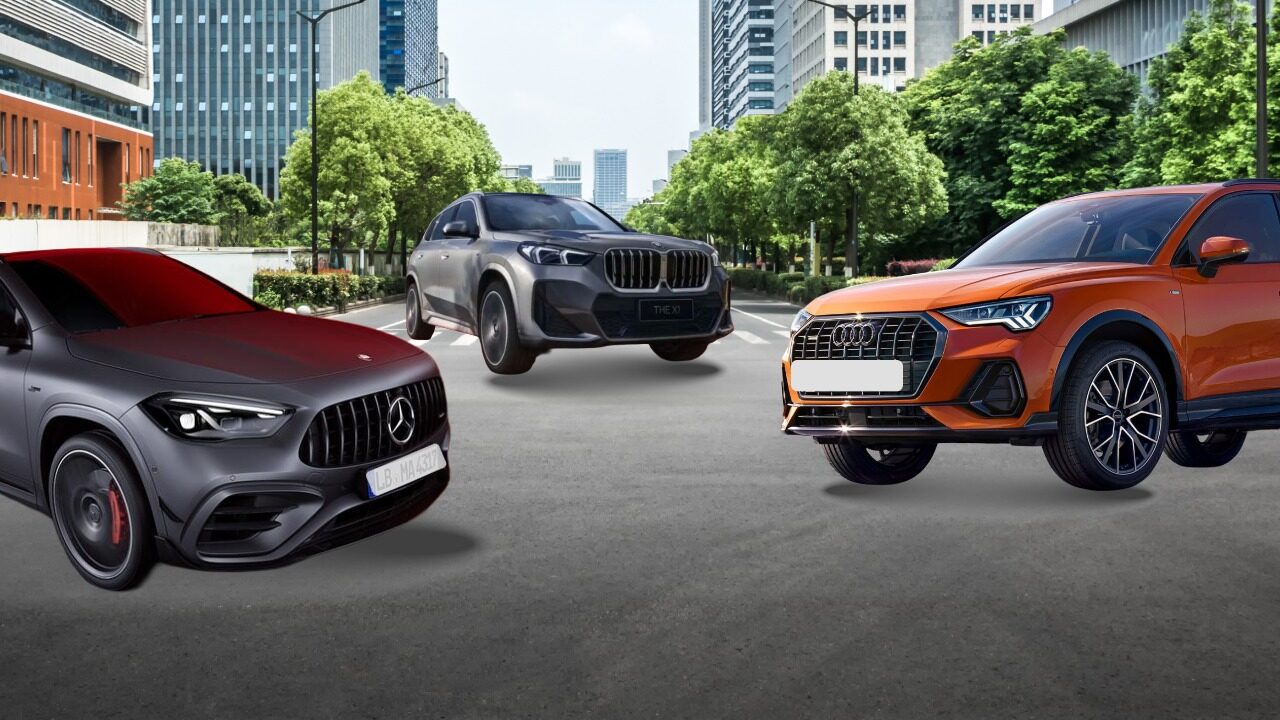 BMW X1 LWB vs Audi Q3 vs Mercedes GLA
