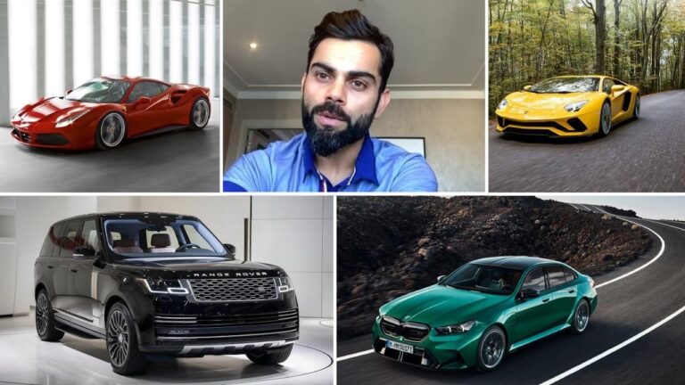 Top 10 Cars in the Virat Kohli Car Collection That Define Luxury in 2025