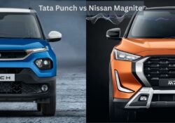 Tata Punch vs Nissan Magnite Compact SUV front side comparison