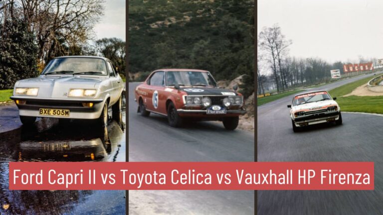 Ford Capri II vs Toyota Celica vs Vauxhall HP Firenza