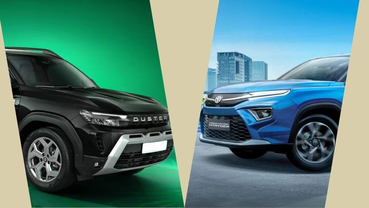 Renault Duster Hybrid vs Toyota Hyryder