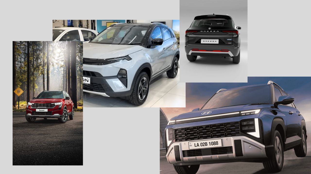 Tata Nexon vs Brezza vs Venue vs Sonet